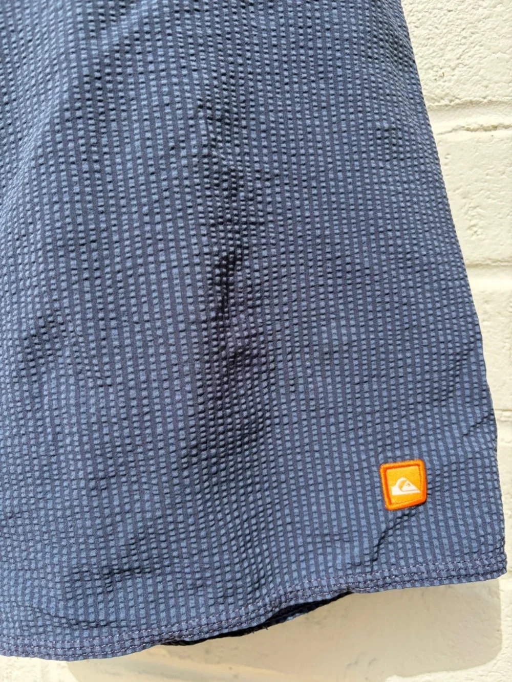 Quiksilver men Boardshorts seersucker Navy Blue